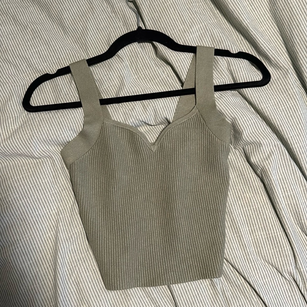 Abercrombie & Fitch Knit Crop - Green